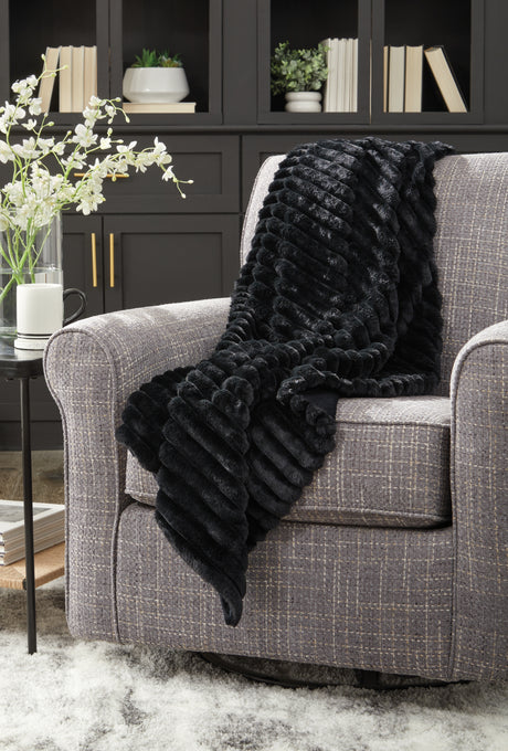 Alsonwell Black Throw (Set of 3) from Ashley - Luna Furniture