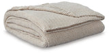 Anawood Oatmeal Throw from Ashley - Luna Furniture