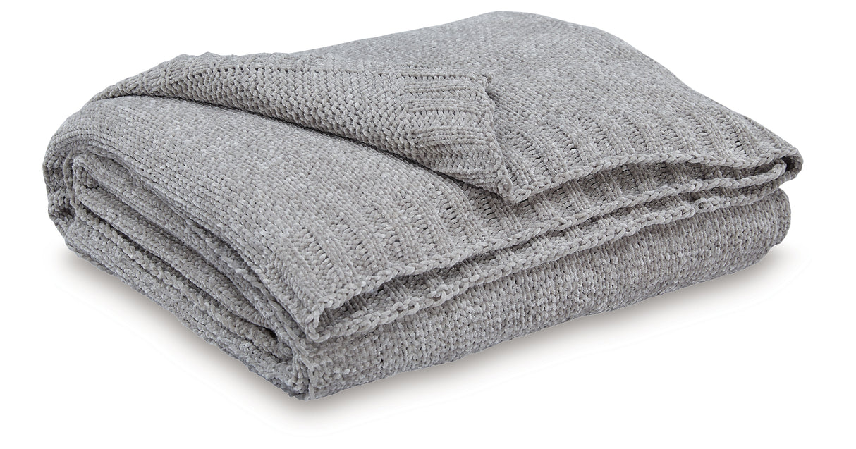 Anawood Gray Throw (Set of 3) from Ashley Furniture - Luna Furniture