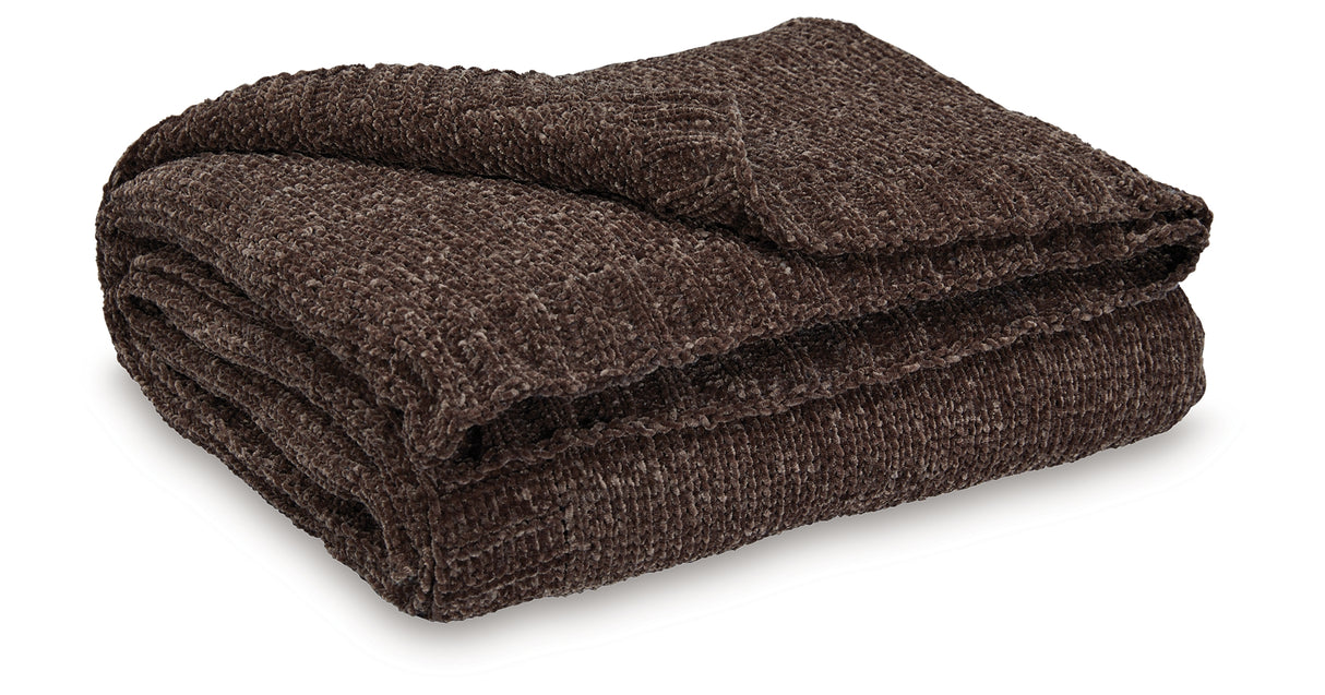 Anawood Brown Throw (Set of 3) from Ashley - Luna Furniture