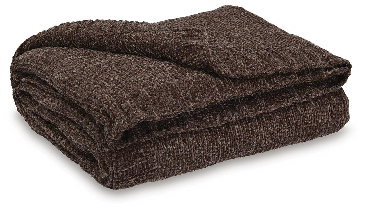 Anawood Brown Throw from Ashley - Luna Furniture