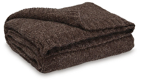 Anawood Brown Throw from Ashley - Luna Furniture