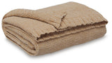 Anawood Gold Throw from Ashley - Luna Furniture