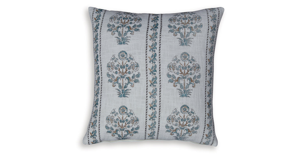 Paulmour Ivory/Green/Brown Pillow (Set of 4) from Ashley Furniture - Luna Furniture