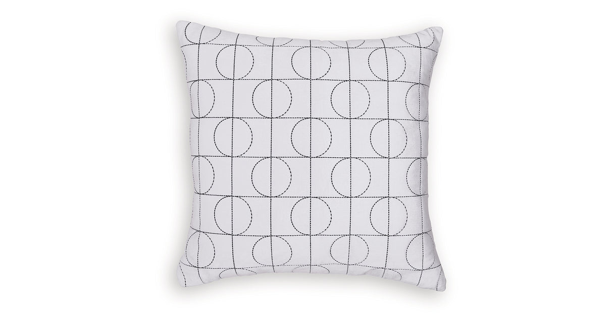 Kydner White/Black Pillow (Set of 4) from Ashley - Luna Furniture