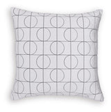 Kydner White/Black Pillow from Ashley - Luna Furniture