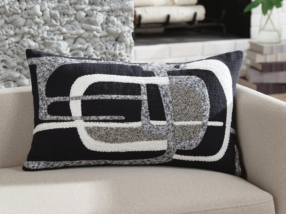 Gavrileigh Black/Gray/Ivory Pillow from Ashley - Luna Furniture