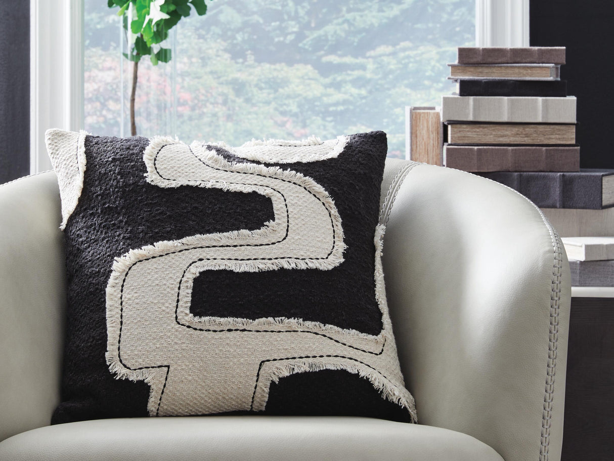 Veerbank Black/Beige Pillow from Ashley - Luna Furniture