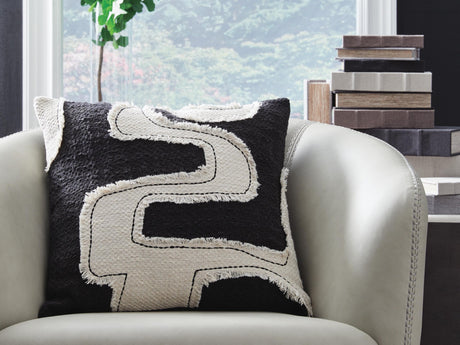 Veerbank Black/Beige Pillow from Ashley - Luna Furniture