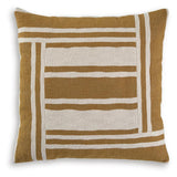 Darrman Ochre/Ivory Pillow from Ashley - Luna Furniture