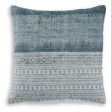 Harperville Blue/White Pillow from Ashley - Luna Furniture
