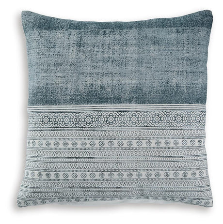 Harperville Blue/White Pillow from Ashley - Luna Furniture