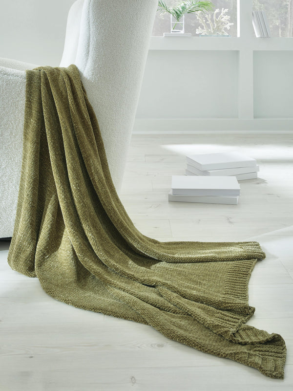 Anawood Olive Green Throw