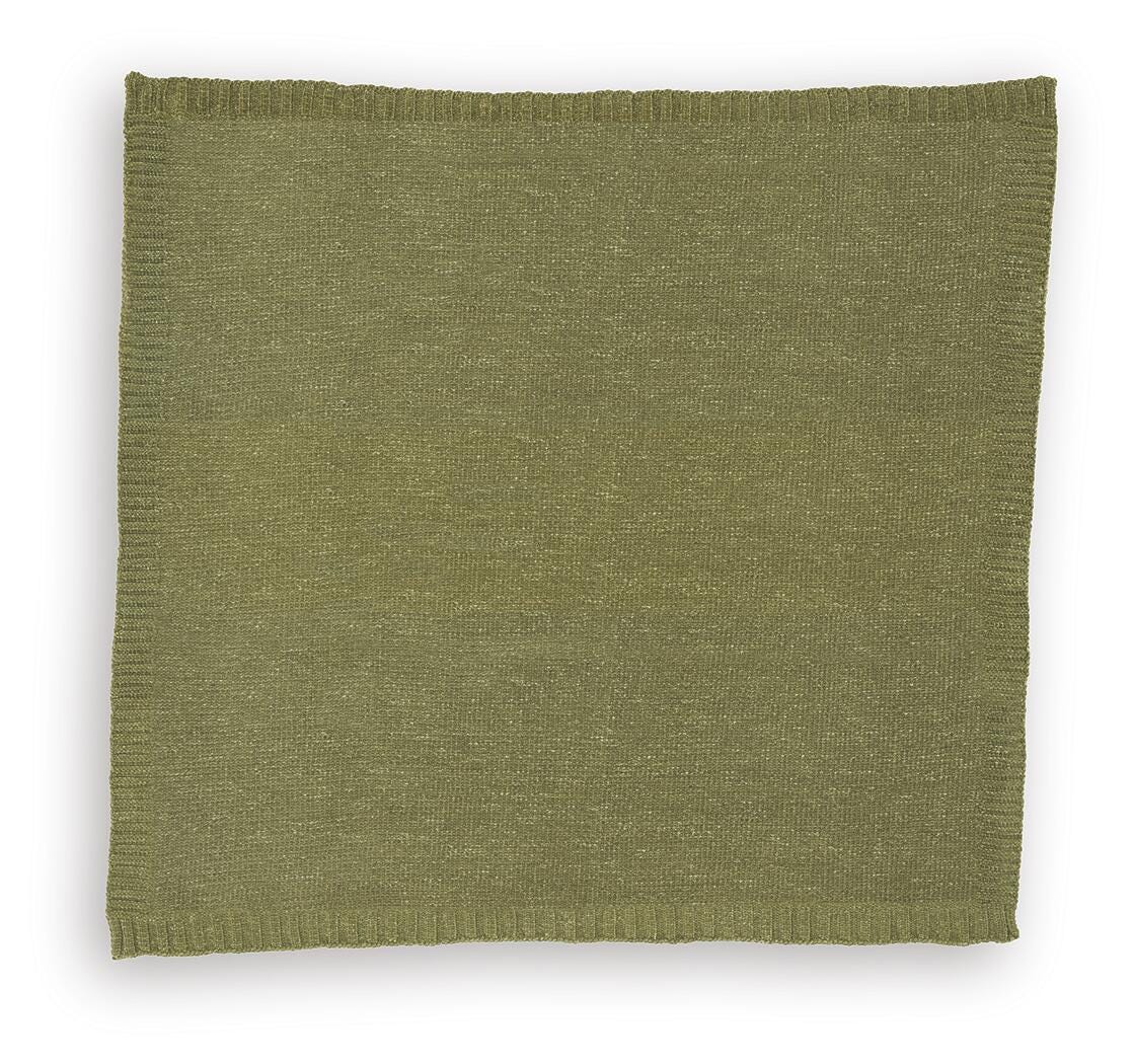 Anawood Olive Green Throw from Ashley - Luna Furniture