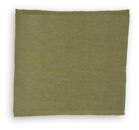 Anawood Olive Green Throw from Ashley - Luna Furniture
