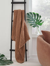 Chaddon Sienna Throw from Ashley - Luna Furniture