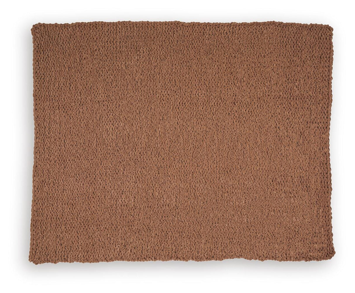 Chaddon Sienna Throw from Ashley - Luna Furniture
