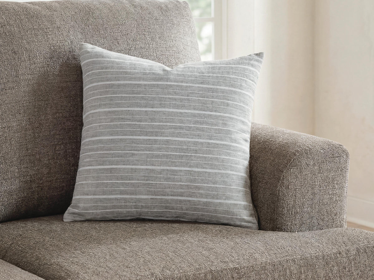 Vernthrone Taupe/White Pillow from Ashley - Luna Furniture