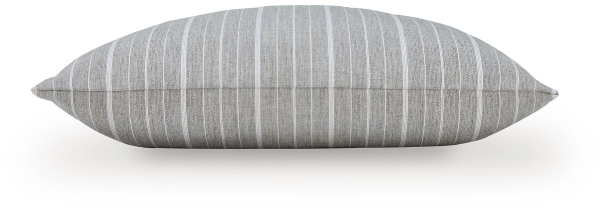 Vernthrone Taupe/White Pillow (Set of 4) from Ashley - Luna Furniture
