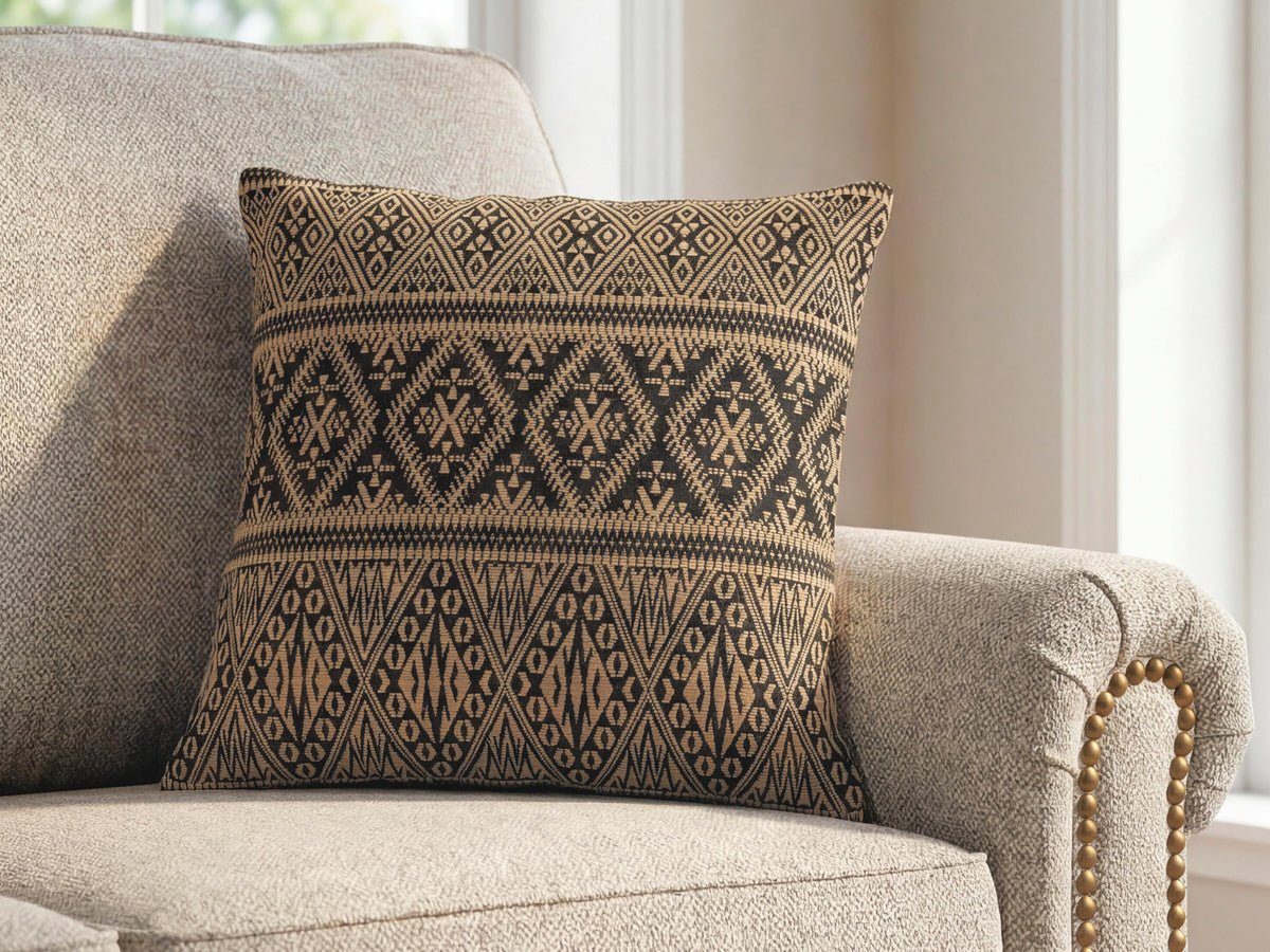 Davinwood Gray Blue/Natural Pillow from Ashley - Luna Furniture