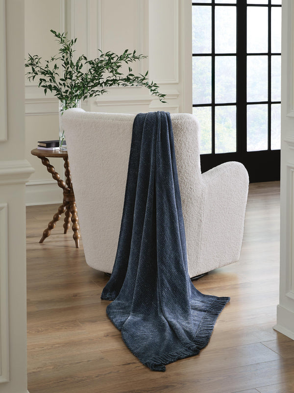 Anawood Blue Throw, Set of 3