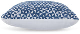 Jaycott Next-Gen Nuvella Blue/White Pillow from Ashley - Luna Furniture