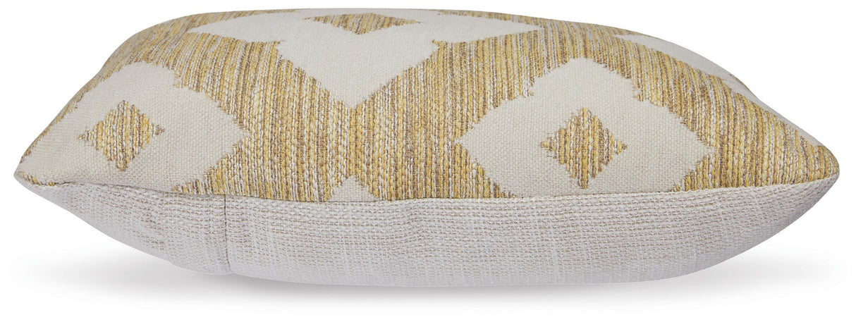 Brockner Next-Gen Nuvella Brown/Yellow Pillow from Ashley - Luna Furniture