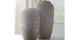 Dimitra Brown/Cream Vase from Ashley - Luna Furniture