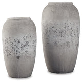 Dimitra Brown/Cream Vase from Ashley - Luna Furniture