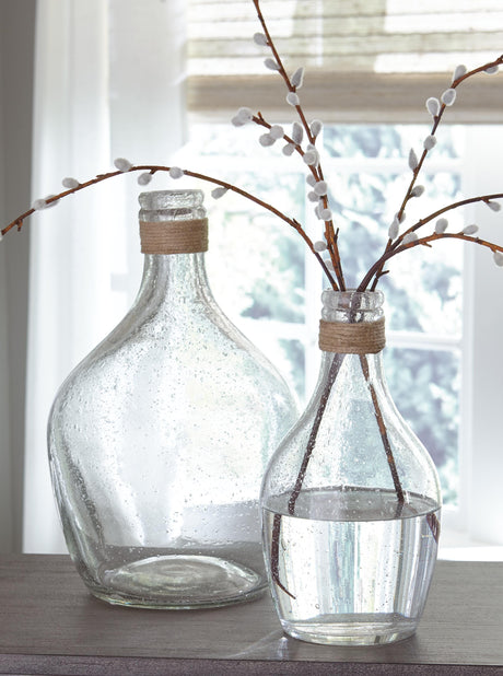 Marcin Clear Vase from Ashley - Luna Furniture