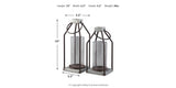 Diedrick Gray/Black Lantern from Ashley - Luna Furniture