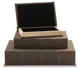 Jolina Brown Box from Ashley - Luna Furniture