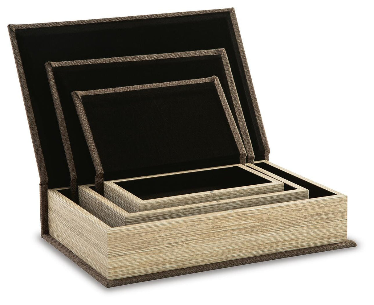 Jolina Brown Box from Ashley - Luna Furniture
