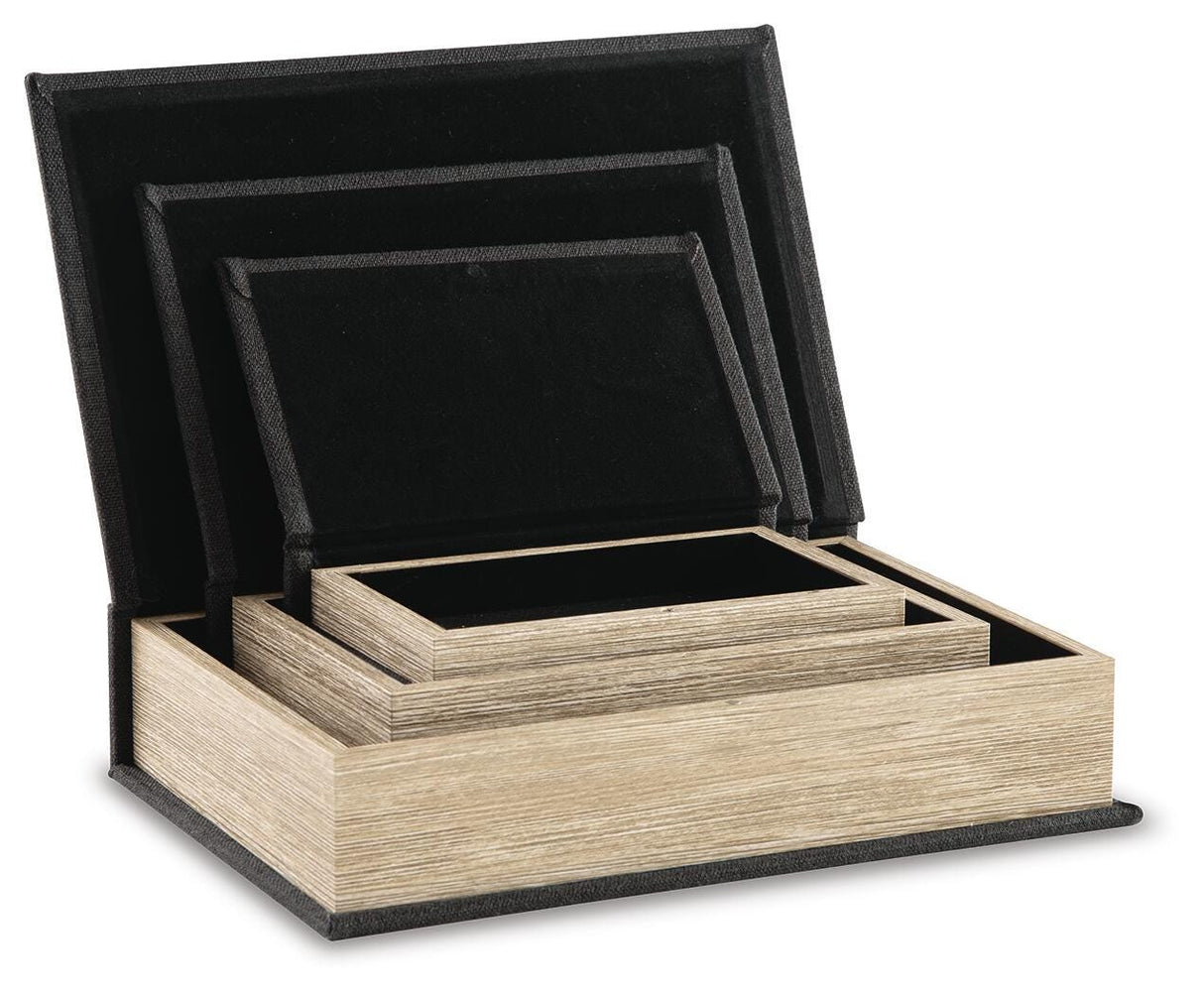 Jolina Black Box from Ashley - Luna Furniture