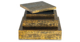 Keldy Antique Brass Finish Box from Ashley - Luna Furniture