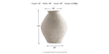 Hannela Antique Tan Vase from Ashley Furniture - Luna Furniture