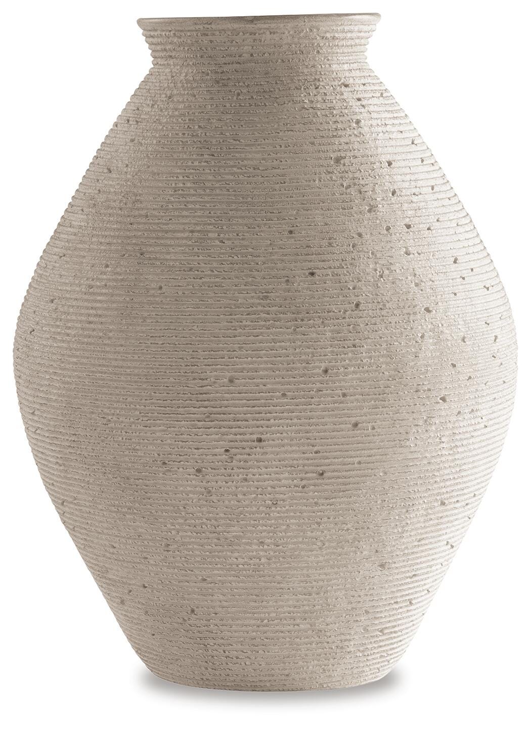 Hannela Antique Tan Vase from Ashley Furniture - Luna Furniture