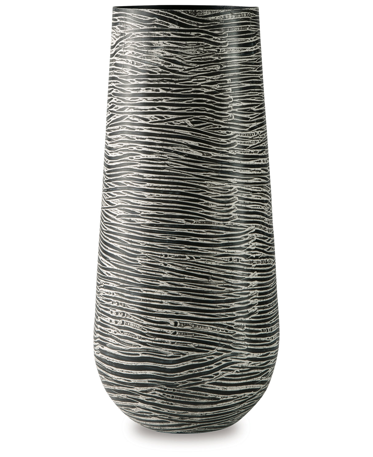 Fynn Antique Gray Vase from Ashley Furniture - Luna Furniture