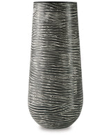 Fynn Antique Gray Vase from Ashley Furniture - Luna Furniture