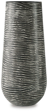 Fynn Antique Gray Vase from Ashley Furniture - Luna Furniture