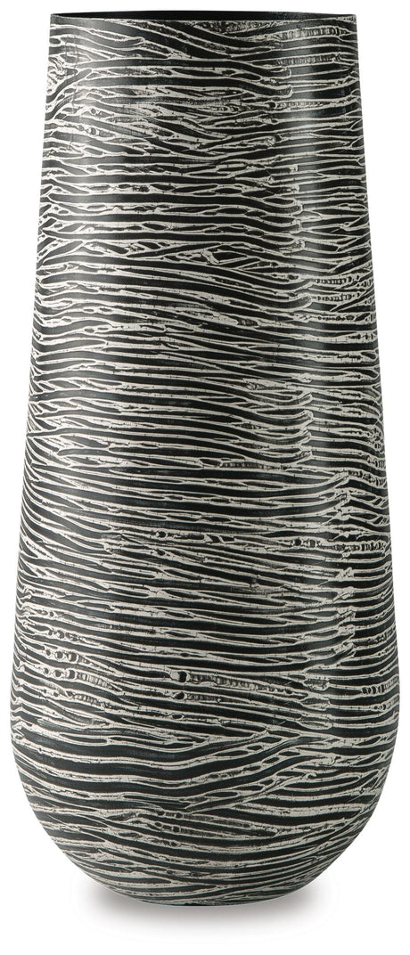 Fynn Antique Gray Vase from Ashley - Luna Furniture
