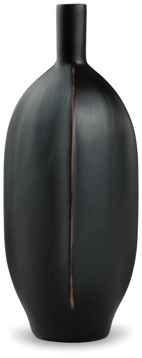 Rhaveney Black Vase from Ashley - Luna Furniture