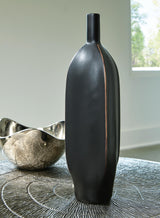 Rhaveney Black Vase from Ashley - Luna Furniture