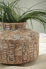 Meltland Natural/Black Vase from Ashley Furniture - Luna Furniture