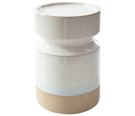 Hurston Ivory/Brown Candle Holder from Ashley - Luna Furniture