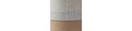 Hurston Ivory/Brown Candle Holder from Ashley - Luna Furniture