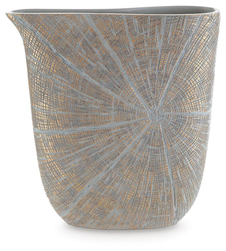 Ardenley Antique Gold Finish Vase from Ashley - Luna Furniture
