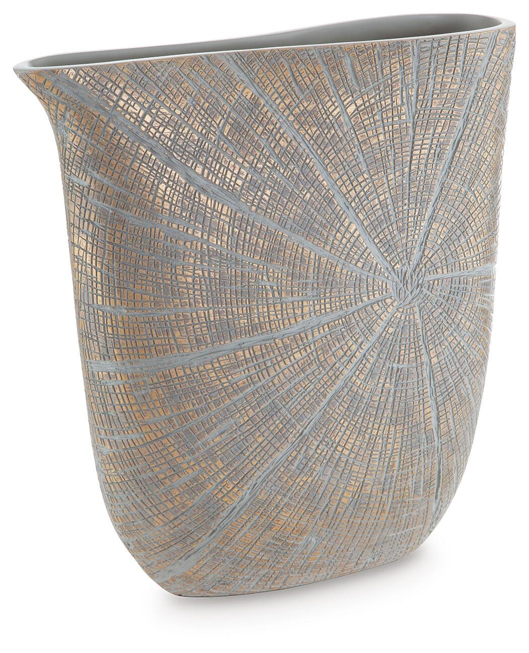 Ardenley Antique Gold Finish Vase from Ashley - Luna Furniture
