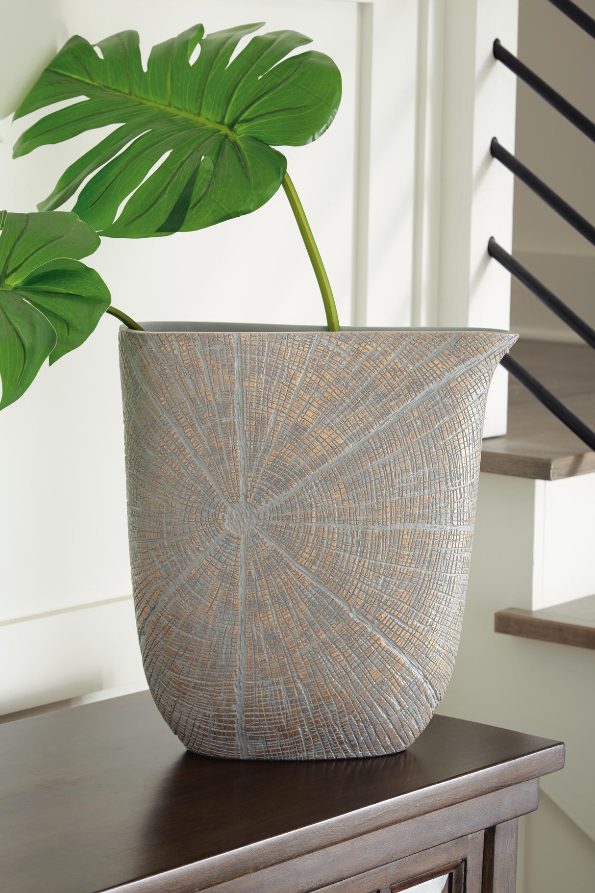 Ardenley Antique Gold Finish Vase from Ashley - Luna Furniture