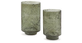Clarkton Green Candle Holder Set from Ashley - Luna Furniture